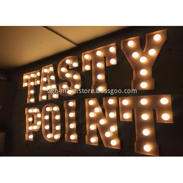Party Wedding Events Marquee LED Light Letter Signs